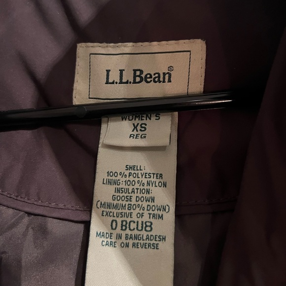 L.L. Bean Hooded Goose Down Coat - Picture 7 of 8